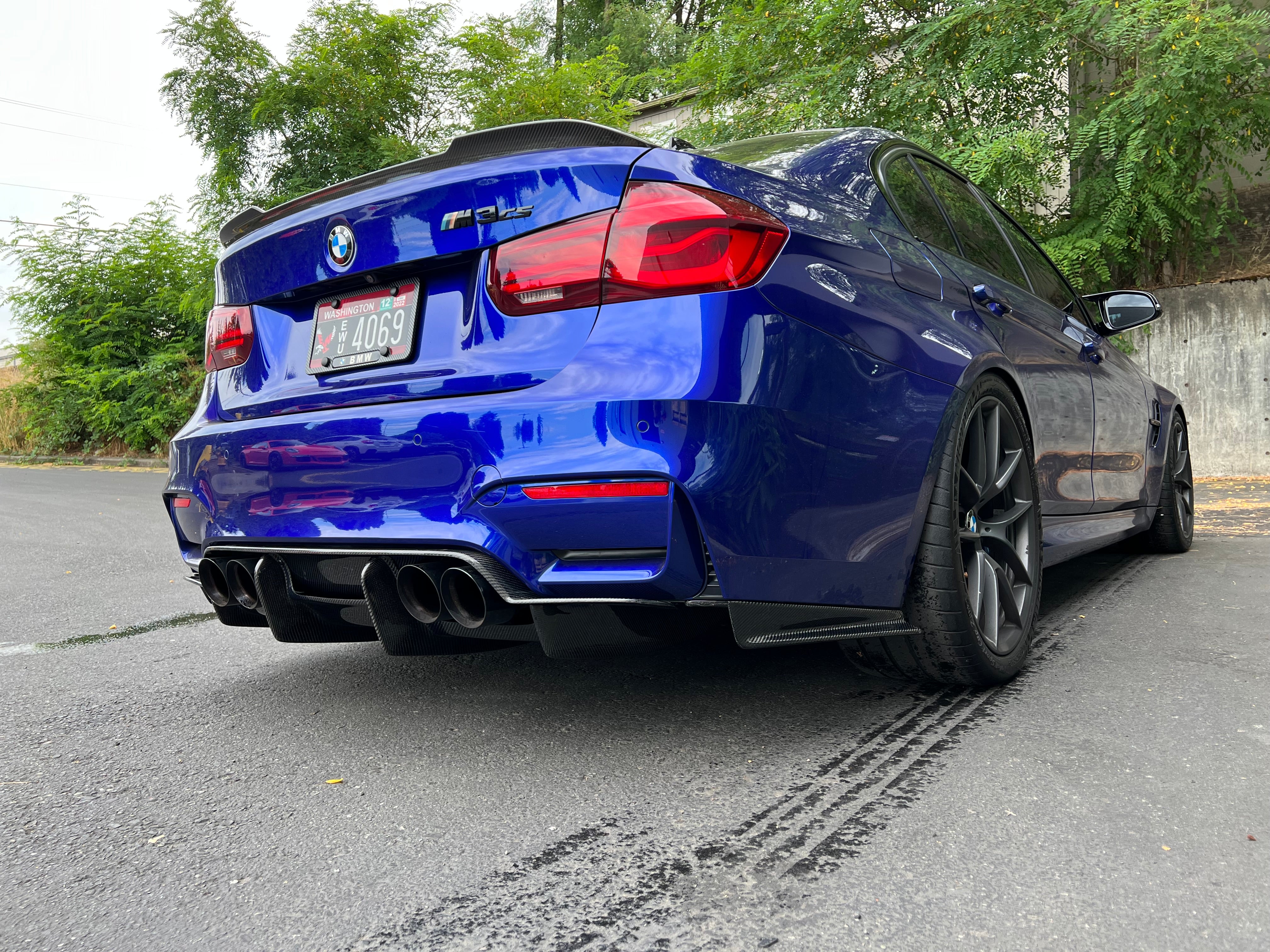 F8X M3 M4 PSM Style Carbon Fiber Diffuser