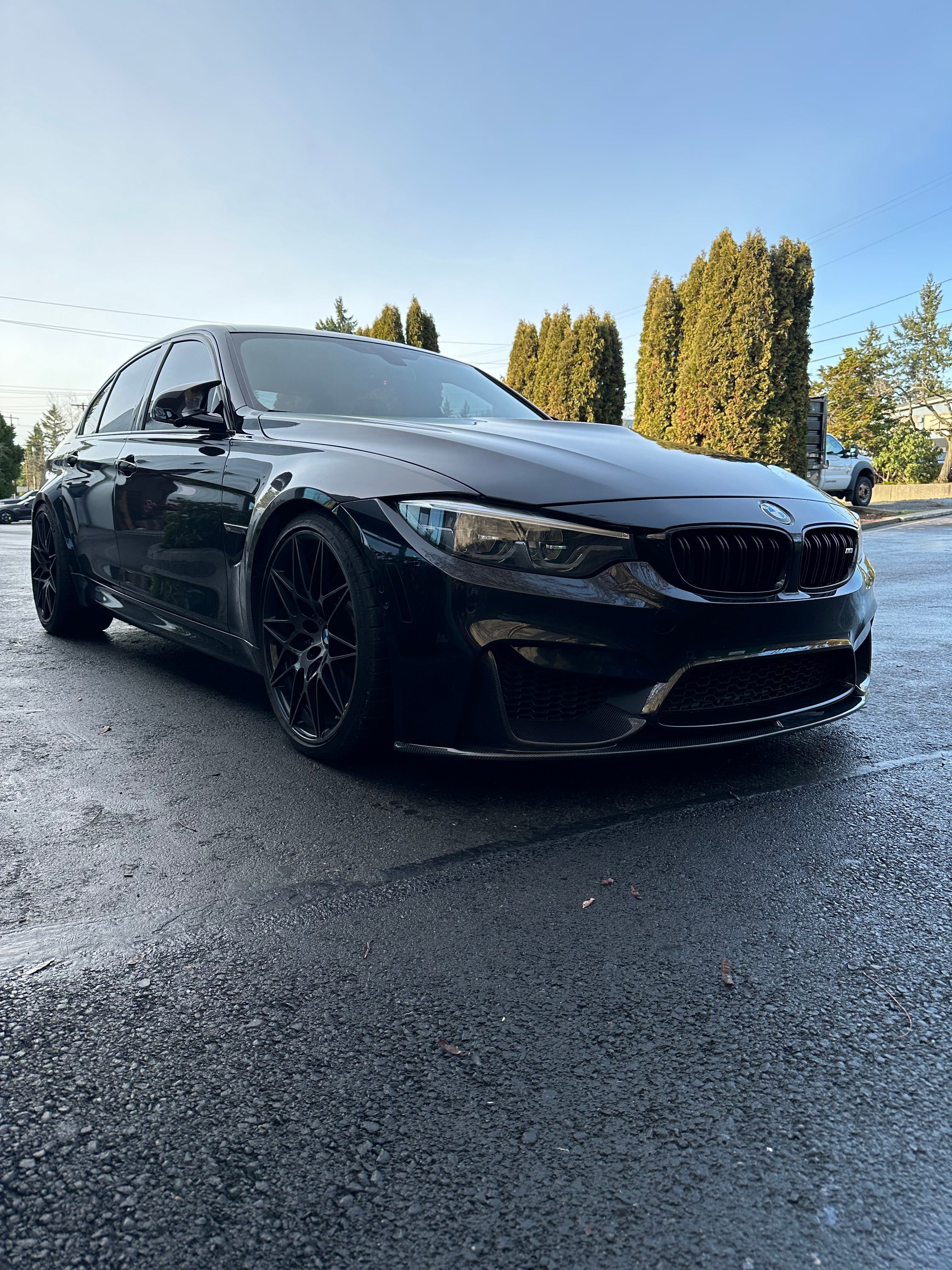 F8X M3 M4 MP Style Carbon Fiber Lip