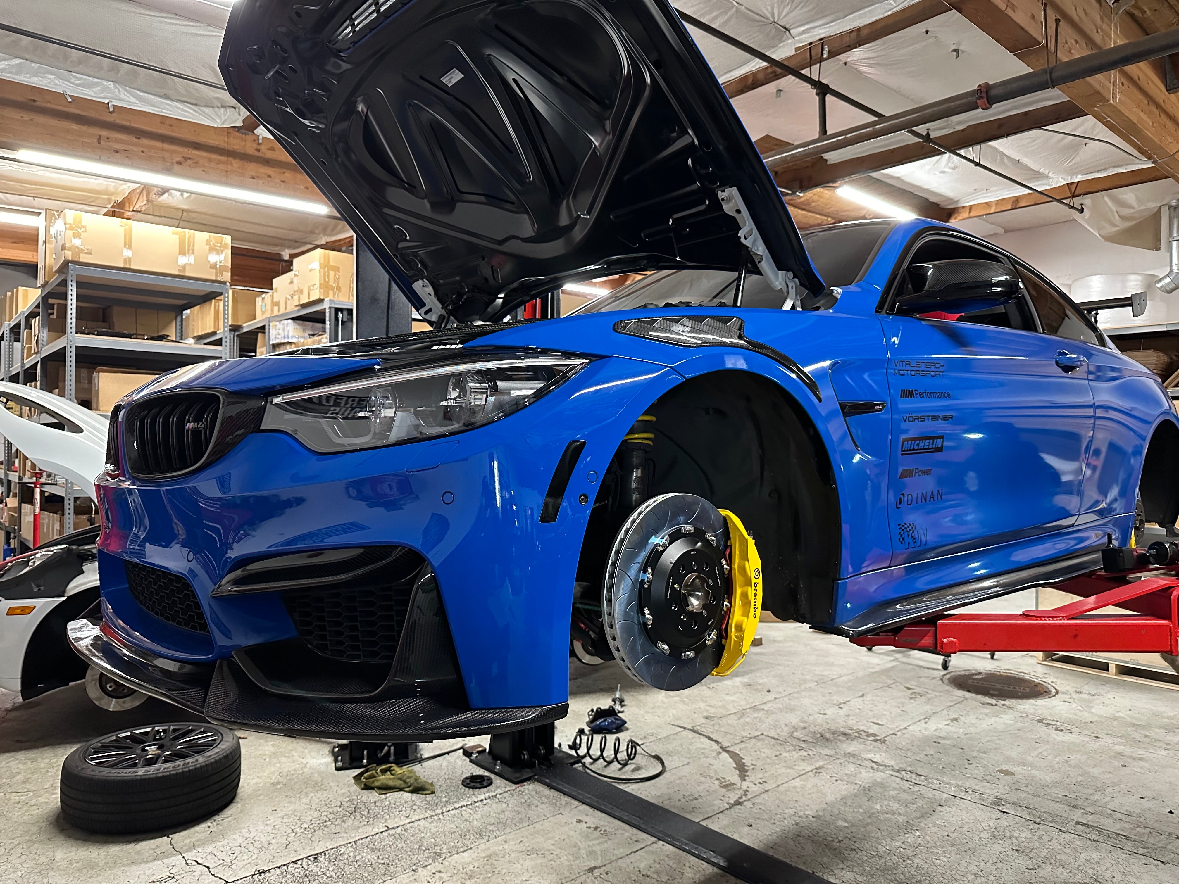 F8X M3 M4 Varis Style Carbon Fiber Lip