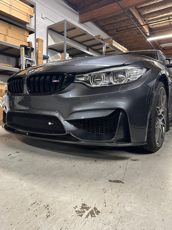 F8X M3 M4 Carbon Fiber Lip with splitter