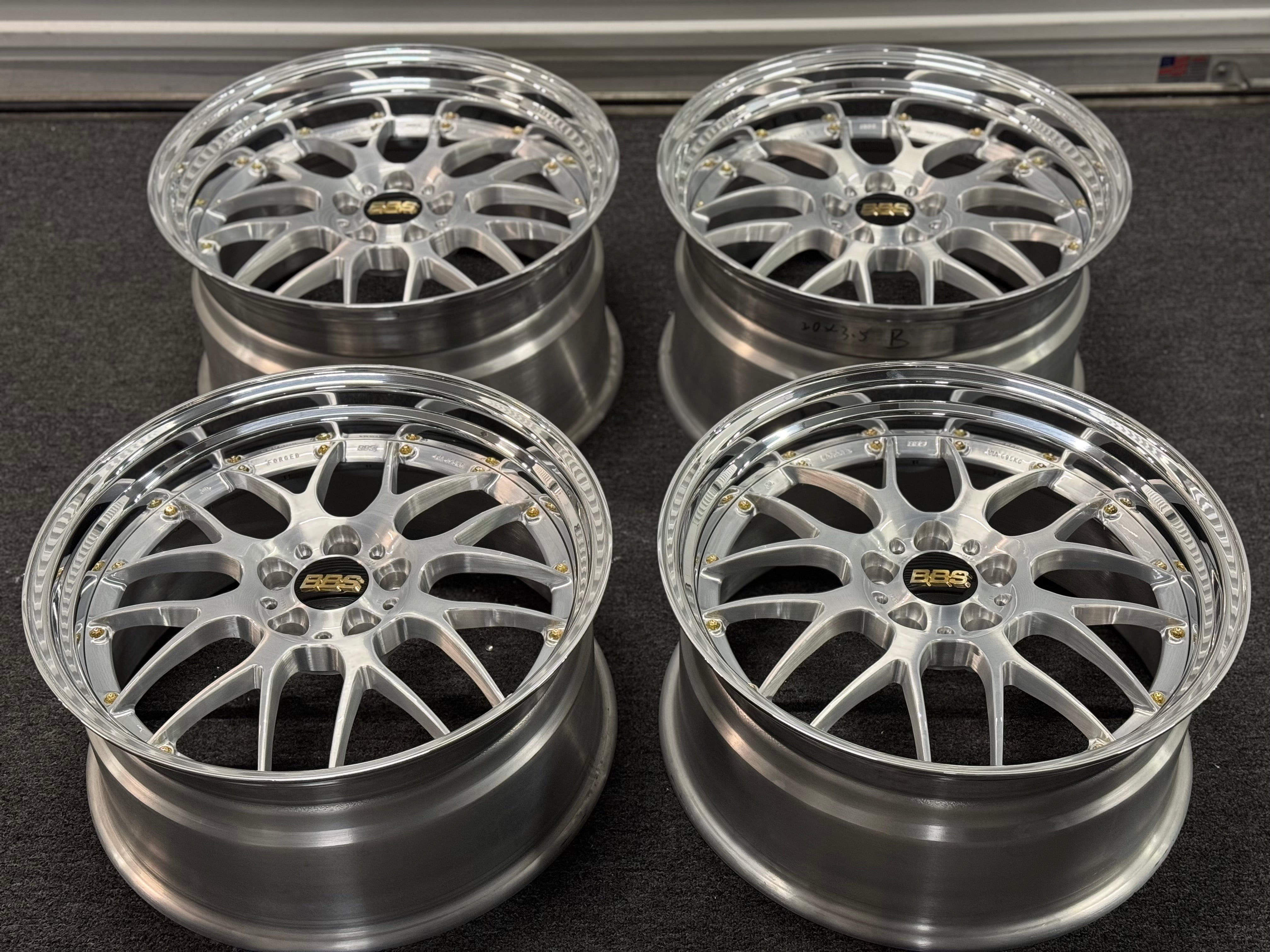 (4) F8X Spec 20x9.5 20x11 BBS RS-GT Wheels