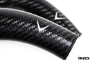 Eventuri BMW F8X M2C M3 M4 S55 Black Carbon Charge Pipe Set - Matte-14
