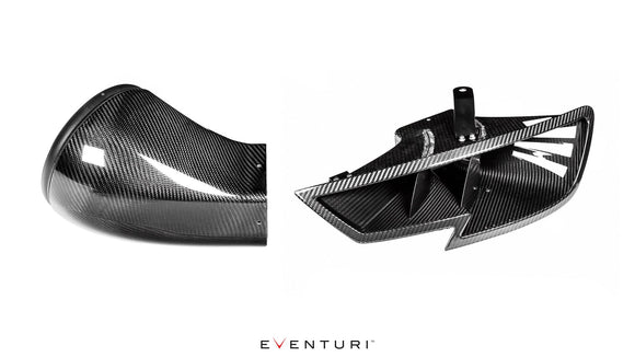 Eventuri Audi 8V Gen 2 RS3 Black Carbon Headlamp Race Duct