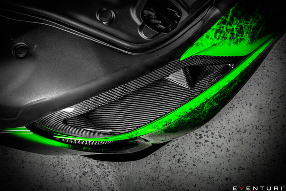 Eventuri Toyota A90 Supra Black Carbon Headlamp Race Duct