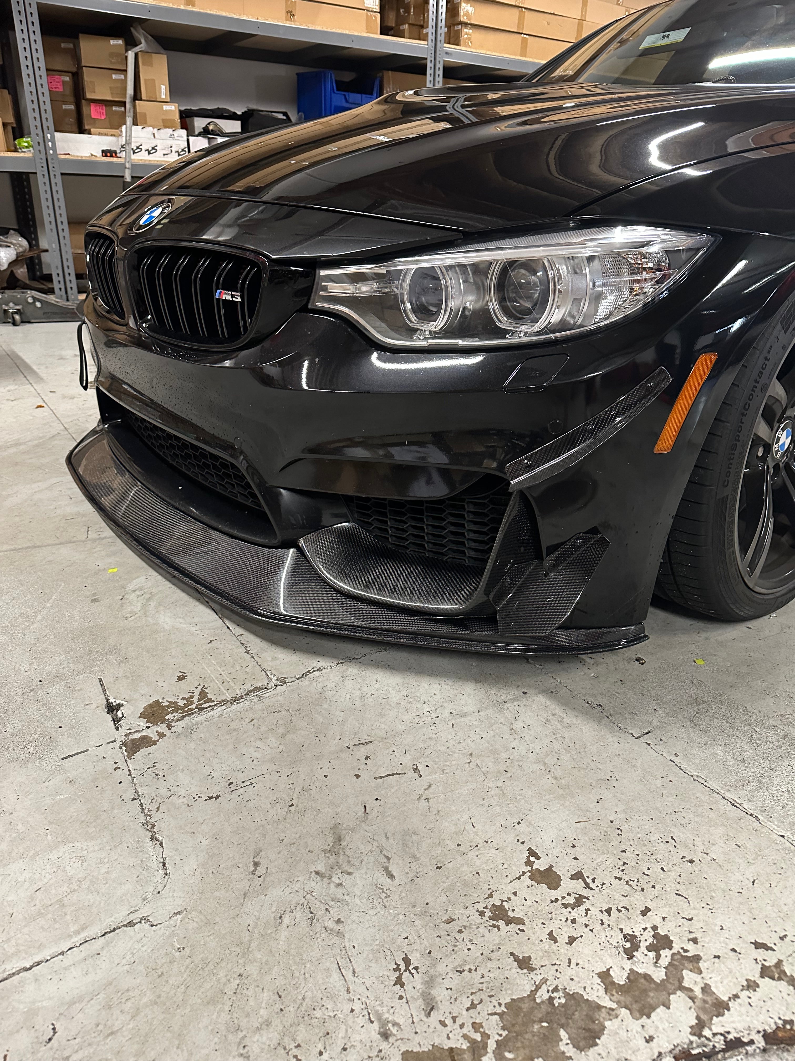 F8X M3 M4 Carbon Fiber Pro Competition Lip - 0