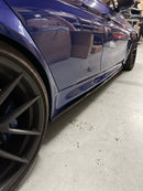 F8X M3 M4 Carbon Fiber Side Skirt Extensions-6