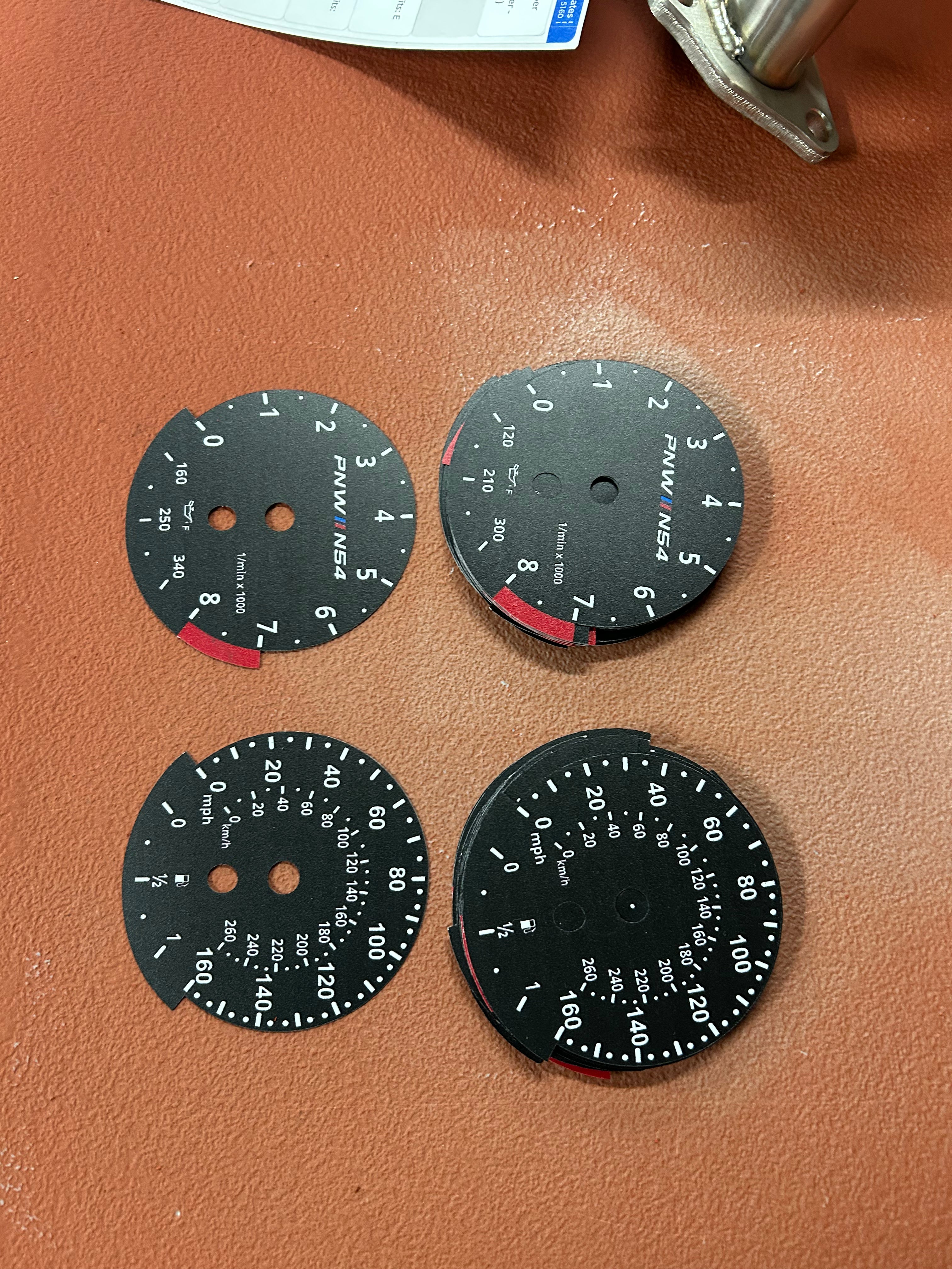 E9X 135i Black Face Gauge Replacement