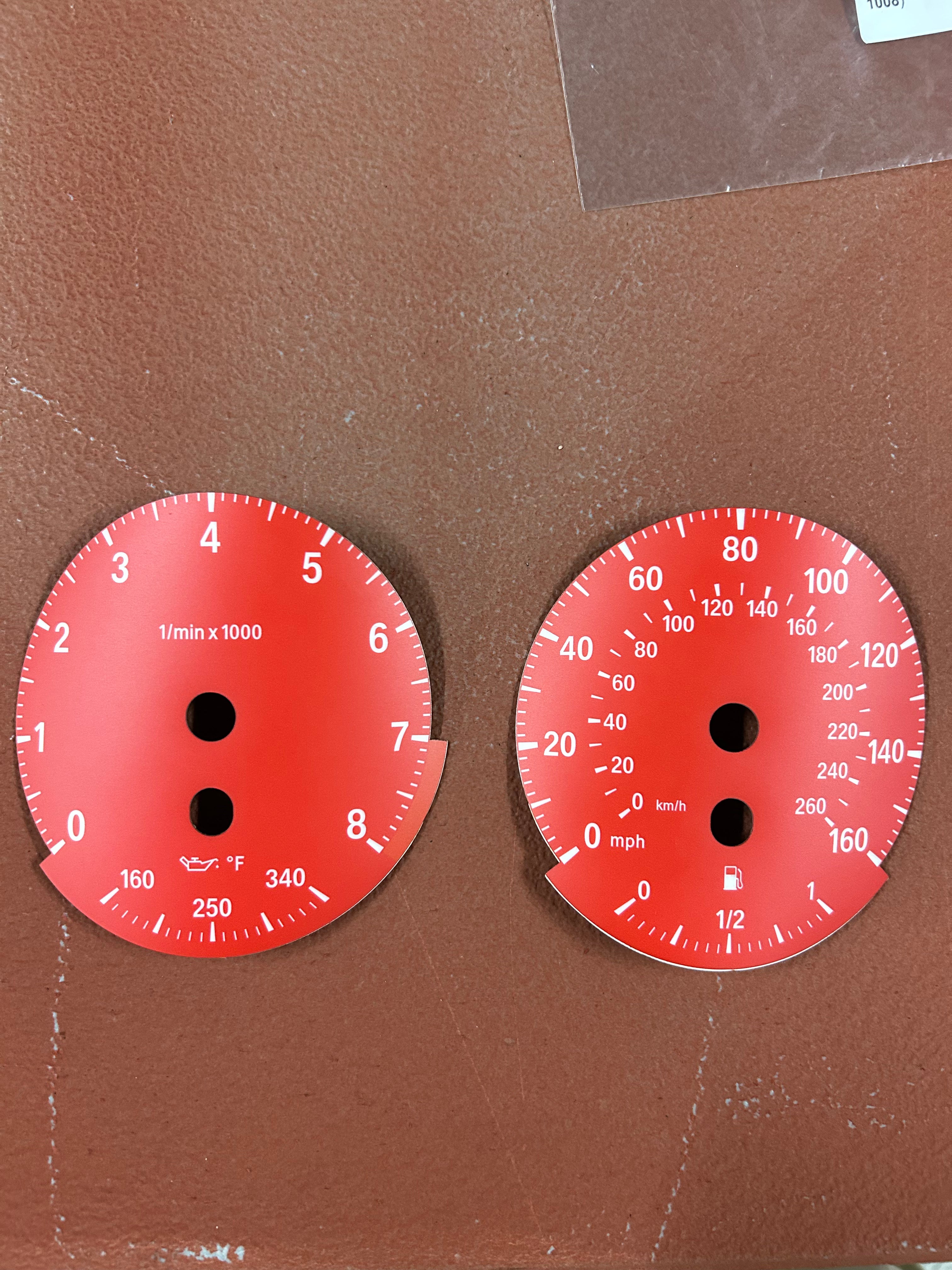 E9X 335i Red Face Gauge Replacement A