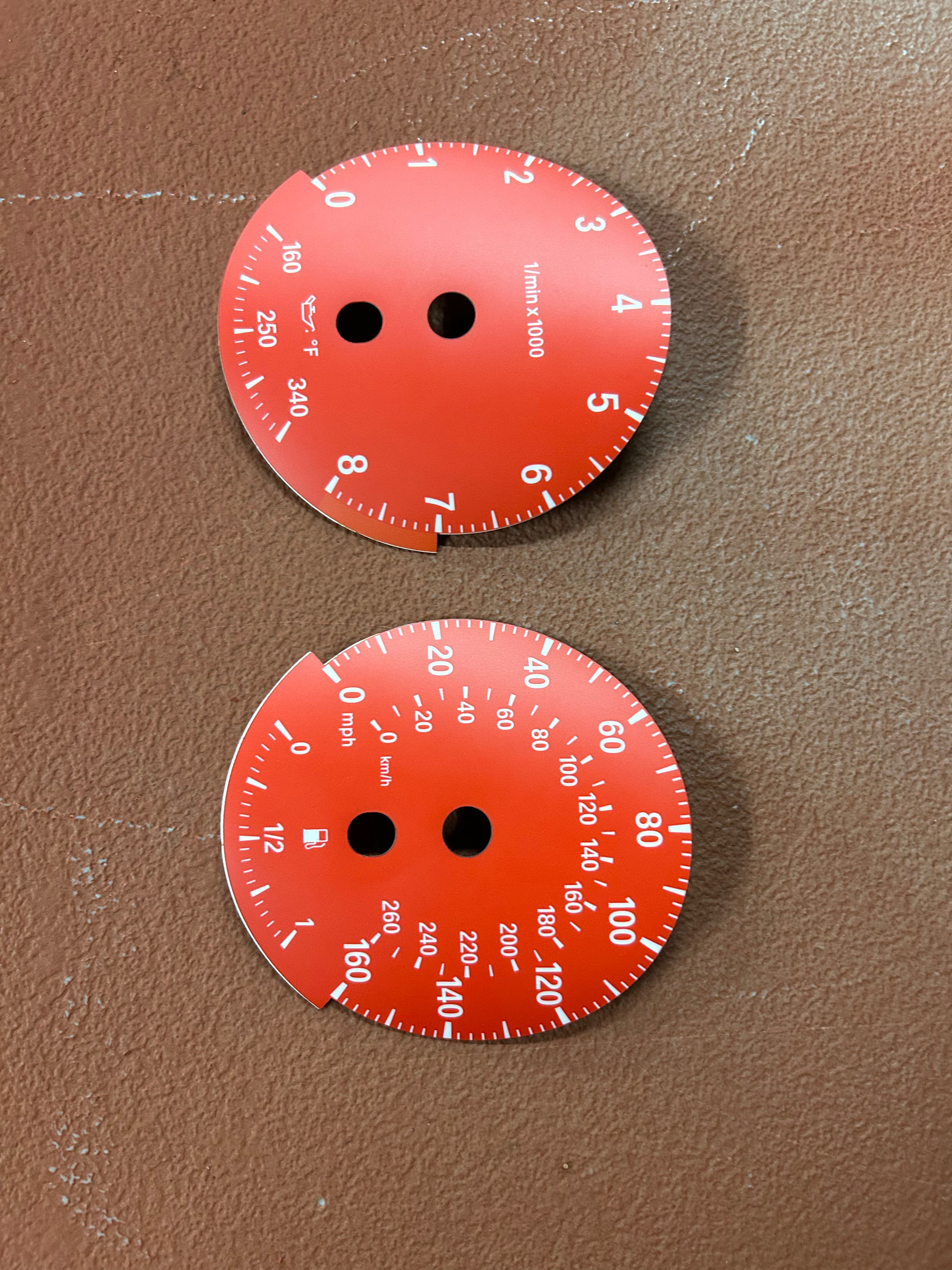 E9X 335i Red Face Gauge Replacement A