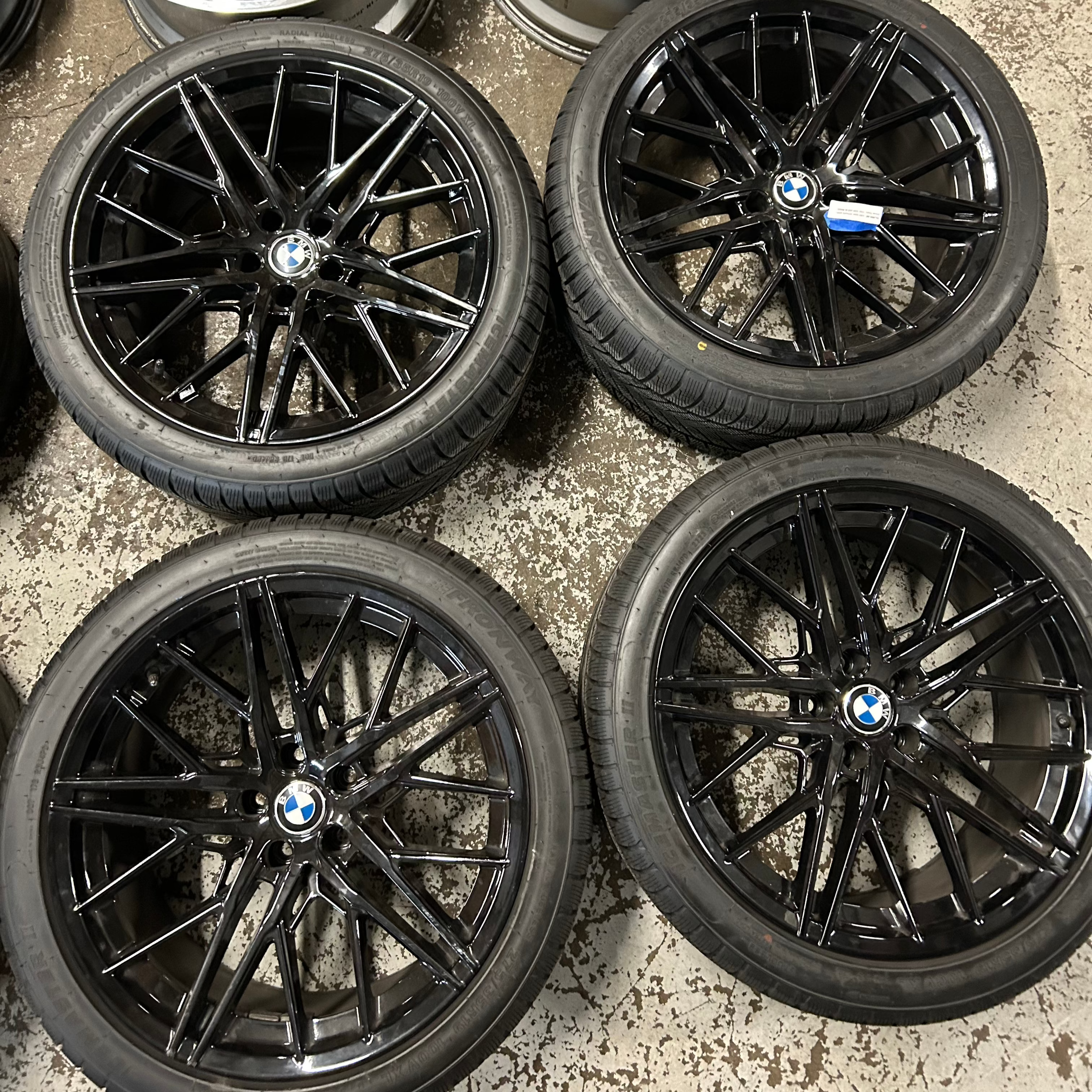 G80 Spec wheels with Snow tires