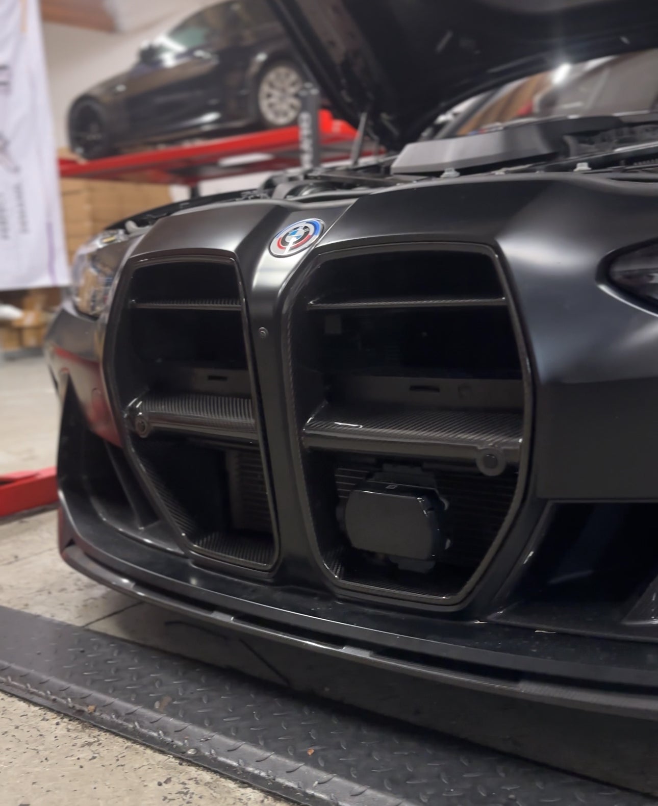 G8X M3 M4 V Style Dry Carbon Grilles