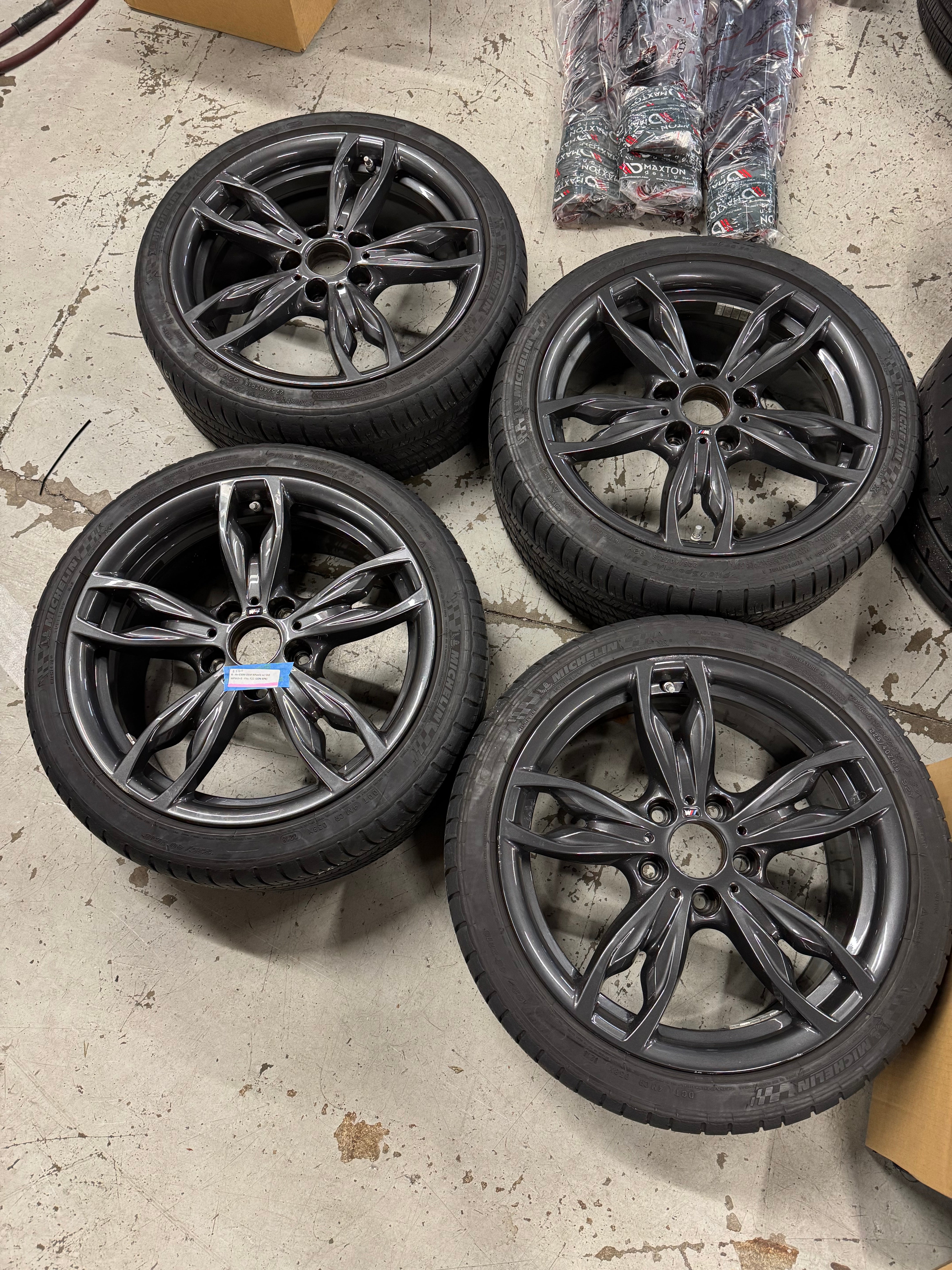 4x 436M OEM Wheels w/ old MPSA3+5