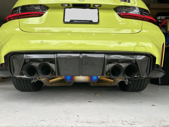 MAD BMW M3 M4 S58 G80 G82 Axle Back Titanium