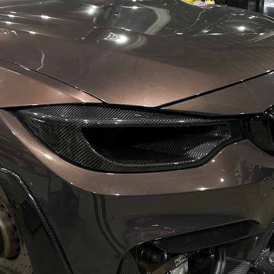 Project Gamma BMW F8X M3 | M4 CARBON FIBER HEADLIGHT DELETE