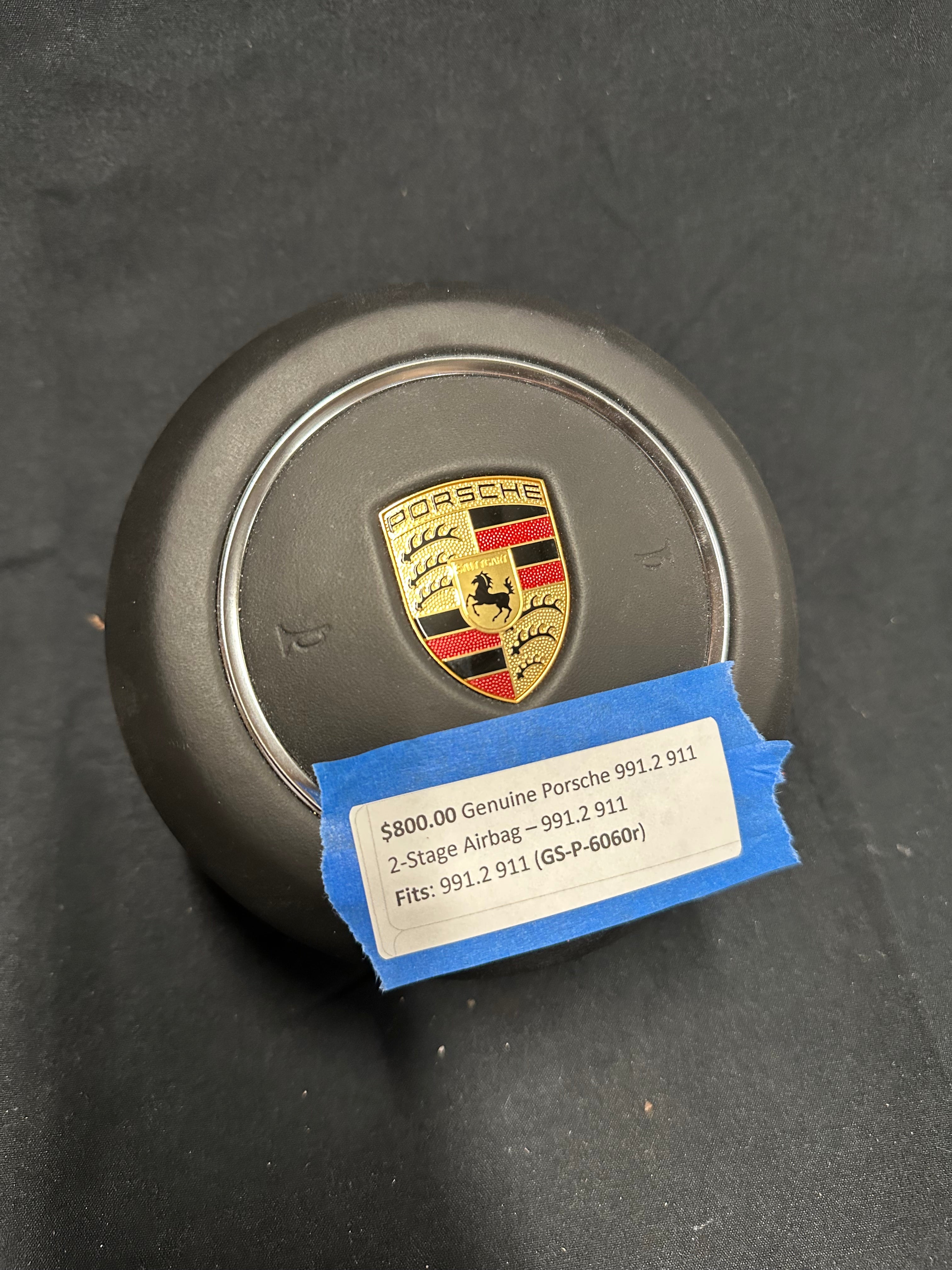 Genuine Porsche 991.2 911 2 stage Airbag