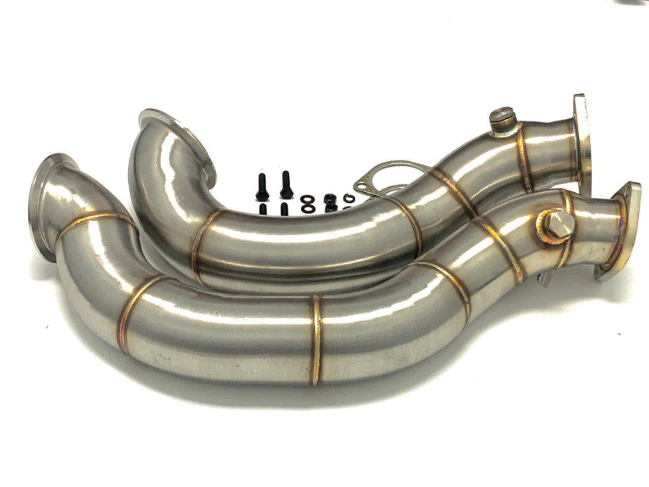 MAD BMW N54 Downpipes 135i 1M 335i Rear Wheel Drive - 0