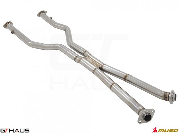MUSA Lexus LC Series LC500 – Full Cat-Back LSR pipe (Front +Mid Section)