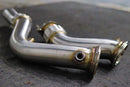 MAD BMW S55 Downpipes M2C M3 M4 W/ Flex Section-8