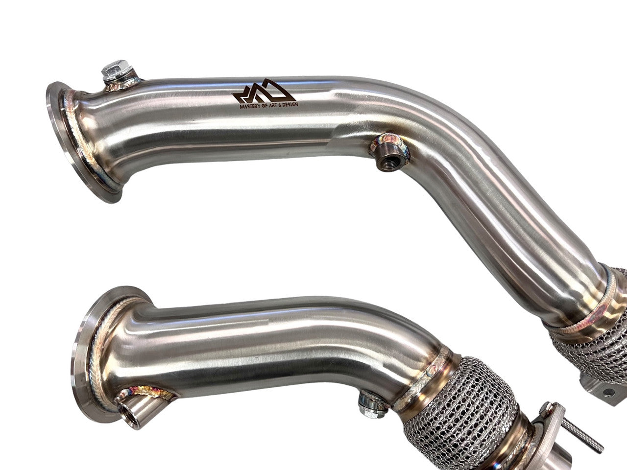 MAD BMW S55 Downpipes M2C M3 M4 W/ Flex Section