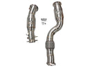 MAD BMW S58 Catted Downpipes M2 M3 M4 G87 G80 G82 G83 W/ Flex Section-1