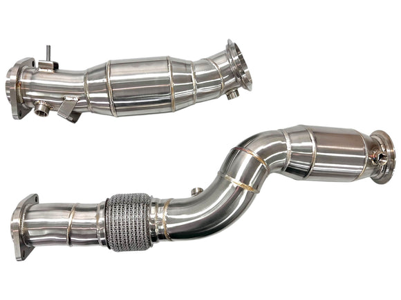 MAD BMW S58 Catted Downpipes M2 M3 M4 G87 G80 G82 G83 W/ Flex Section