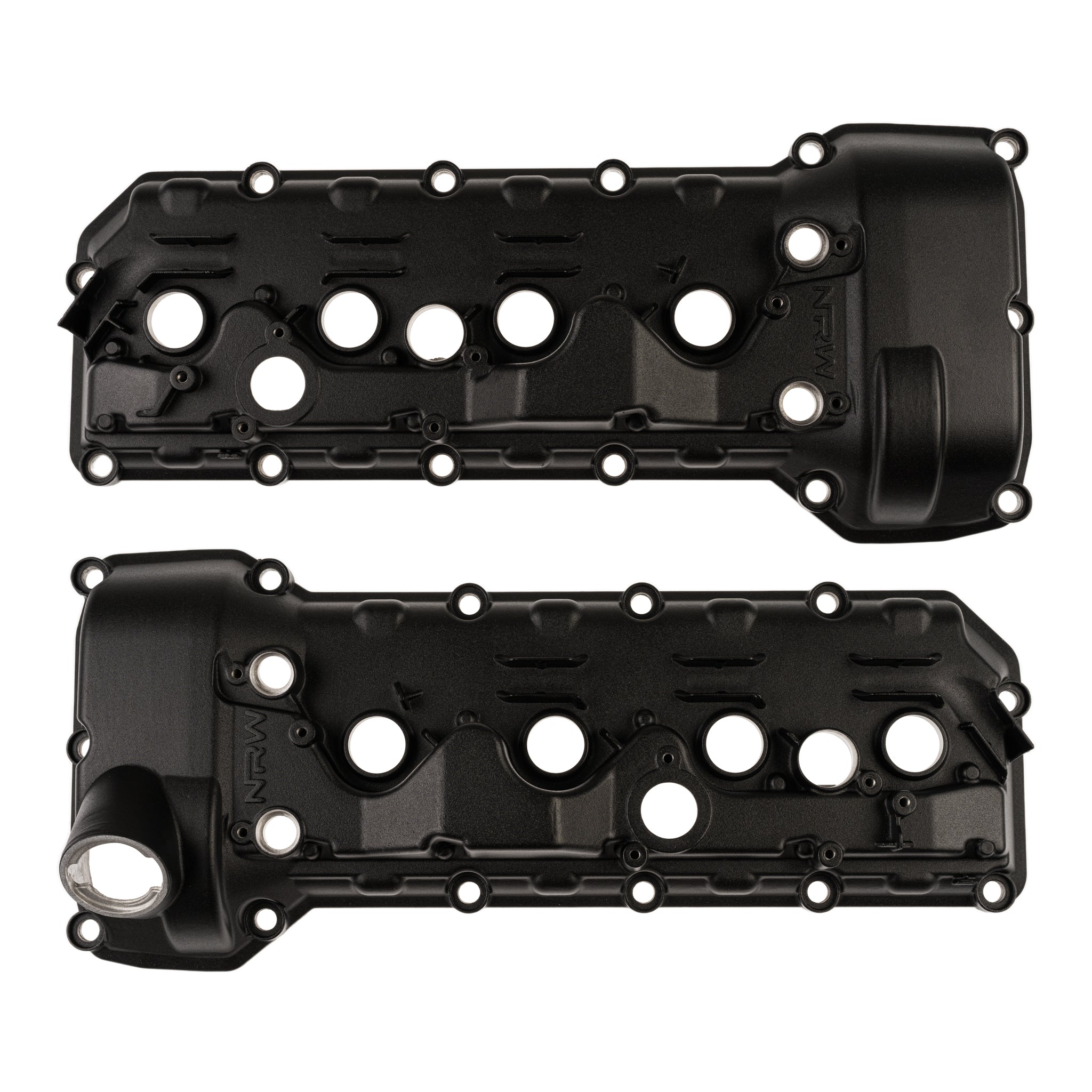 Buy wrinkle-black NRW S65 ALUMINUM VALVE COVER SET