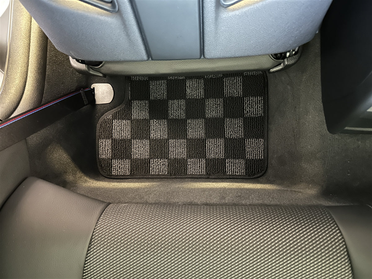 P2M BMW F32/82 4-SERIES (2015-20) COUPE RACE FLOOR MATS : DARK GREY (FRONT/REAR)