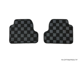 P2M BMW F32/82 4-SERIES (2015-20) COUPE RACE FLOOR MATS : DARK GREY (FRONT/REAR) - 0