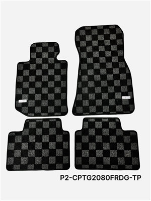 P2M BMW G20 /G80 3-SERIES (2019-24) 4D RACE FLOOR MATS : DARK GREY