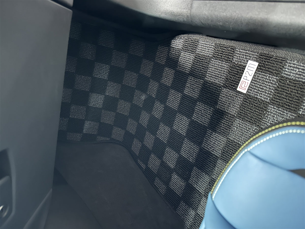 P2M BMW G20 /G80 3-SERIES (2019-24) 4D RACE FLOOR MATS : DARK GREY - 0