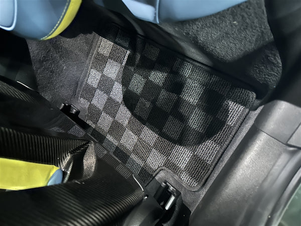 P2M BMW G20 /G80 3-SERIES (2019-24) 4D RACE FLOOR MATS : DARK GREY