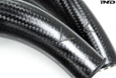 Eventuri BMW F8X M2C M3 M4 S55 Black Carbon Charge Pipe Set - Matte-8
