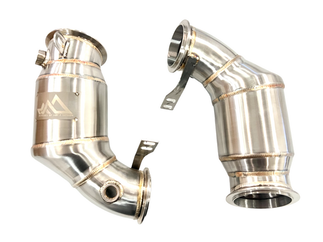 MAD BMW F90 M5 F92 M8 Primary Catted Downpipes S63R