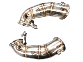 MAD BMW F90 M5 F92 M8 FATBOY Primary Downpipes S63R - 0