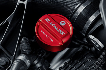 Goldenwrench BMW 2017+ S63/S68 Engine BLACKLINE Performance Edition Cap Set (Oil Cap / Coolant Caps) - 0