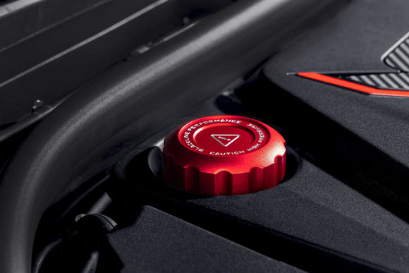 Goldenwrench BMW 2017+ S63/S68 Engine BLACKLINE Performance Edition Cap Set (Oil Cap / Coolant Caps)