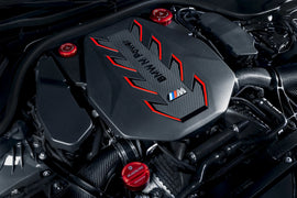 Goldenwrench BMW 2017+ S63/S68 Engine BLACKLINE Performance Edition Cap Set (Oil Cap / Coolant Caps)