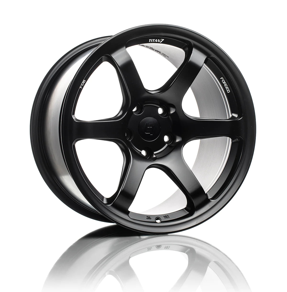 Buy machine-black T-D6E FORGED 6 SPOKE US EURO JDM