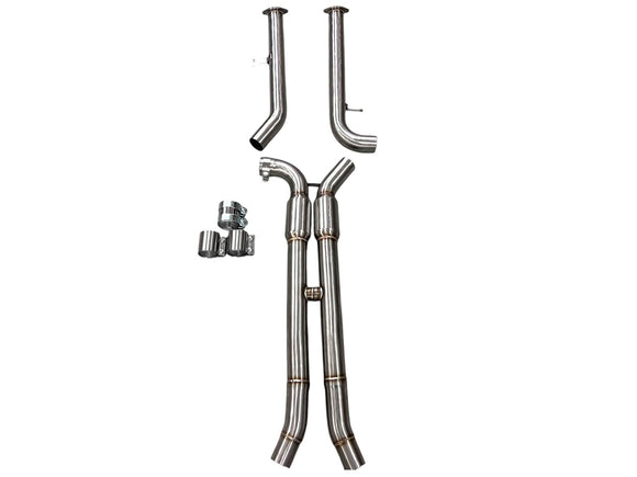 MAD BMW S58 Resonated H-Pipe Midpipe M3 M4 G80 G82 G83