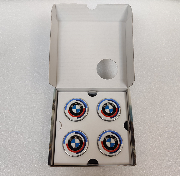 50 Years M Wheel Center Cap Set (56mm) - 0