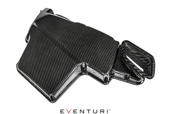 Eventuri BMW E9X M3 (S65) Black Carbon Airbox Lid - Gloss