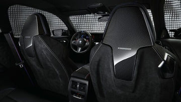 M Performance Alcantara & Matte Carbon Fiber Seat Back Set - 0