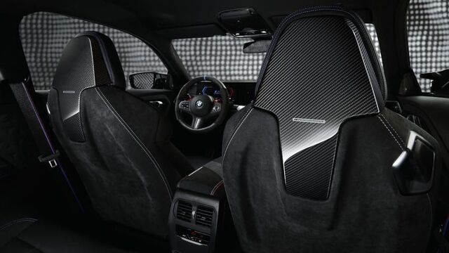 M Performance Alcantara & Gloss Carbon Fiber Seat Back Set