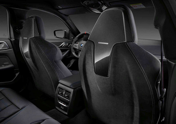 M Performance Alcantara & Matte Carbon Fiber Seat Back Set