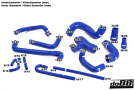 DO88 BMW M3 E30 Coolant Hoses - 0