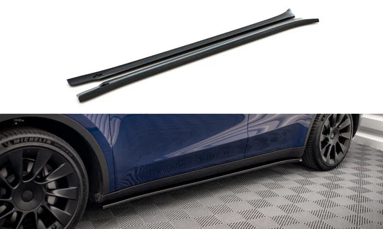 Tesla Model Y Maxton Side Skirts Diffusers V.2 - B