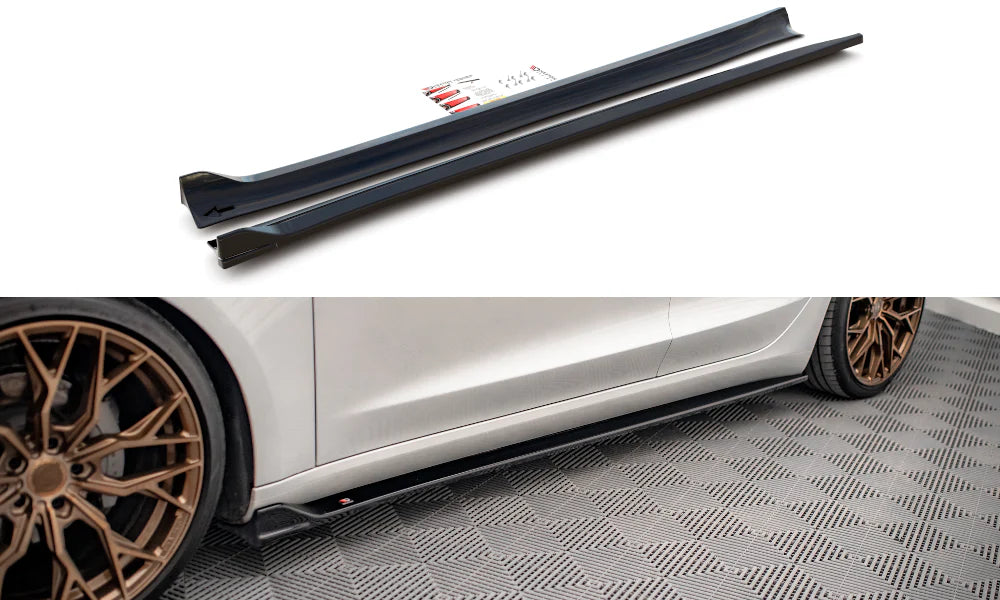 Tesla Model 3 Maxton Side Skirts Diffusers V.2