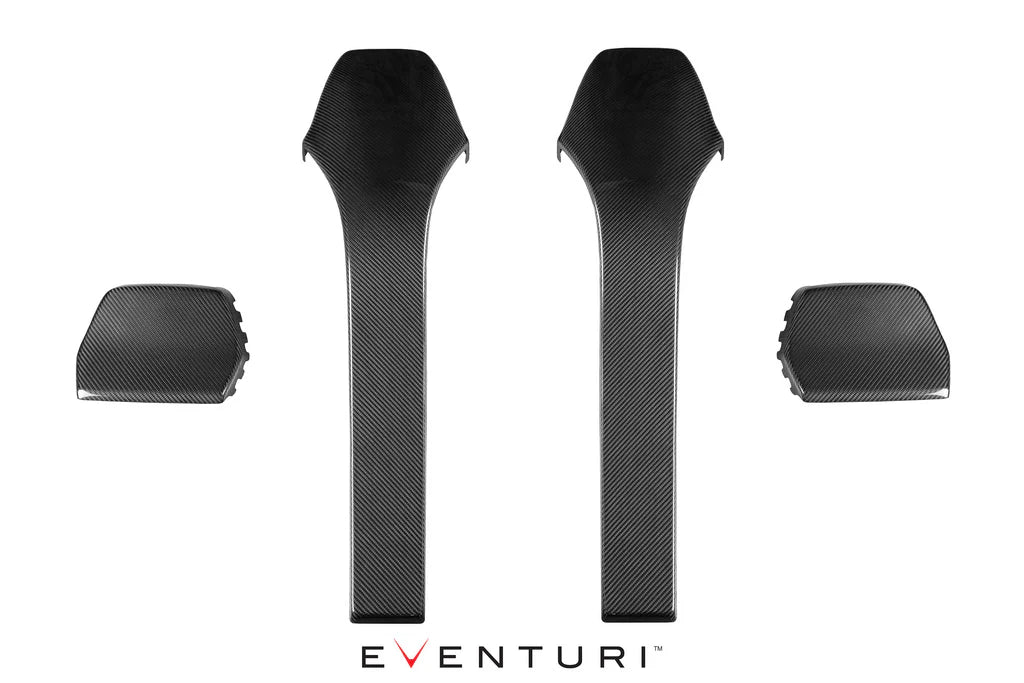 Eventuri BMW F80 M3 / F82 M4 Black Carbon Seat Back Cover Set