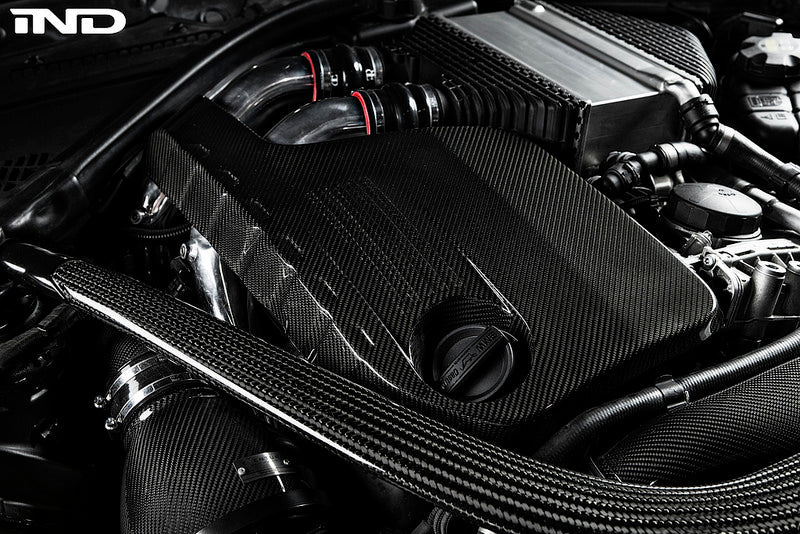 Eventuri BMW F8X M3 / M4 S55 Black Carbon Engine Cover