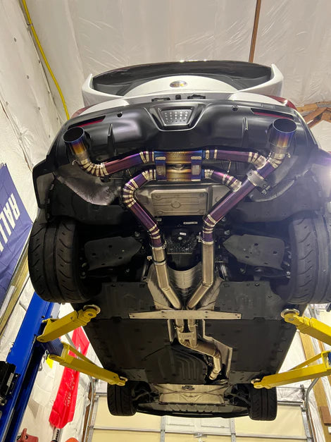 RK Titanium A90 Supra Street Edition Dual Exit Exhaust (valved)